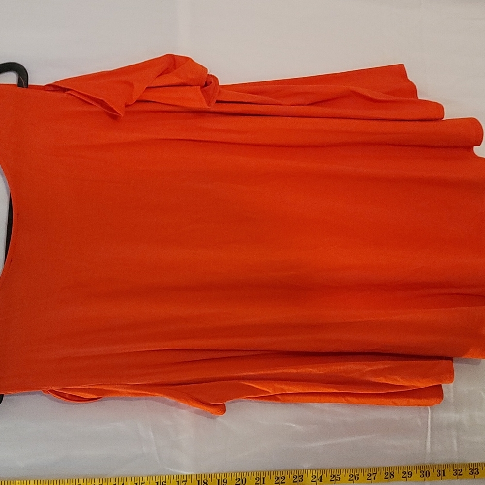 Womens Orange Blouse